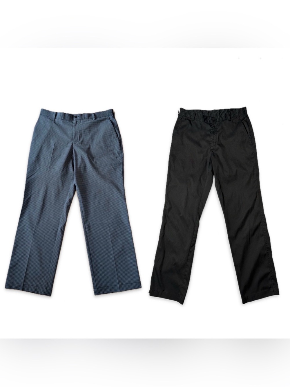 Nike Dri Fit Tech Poly/Spand Golf Pants 416577 & 472532-010 Mens 35x30 Set Of 2